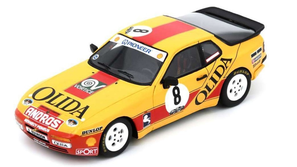 Porsche 944 Turbo Cup N.8 French Champion 1988 Andre Bourdon 1:43 DS Modellismo Porsche 944 Turbo Cup French scala 1:43