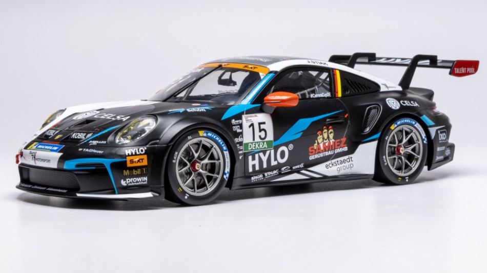 Porsche 911 GT3 Cup N.15 Porsche Cup Oschersleben 2024 J.Stiak 1:18 DS Modellismo Porsche 911 GT3 Cup Porsche Cup scala 1:18
