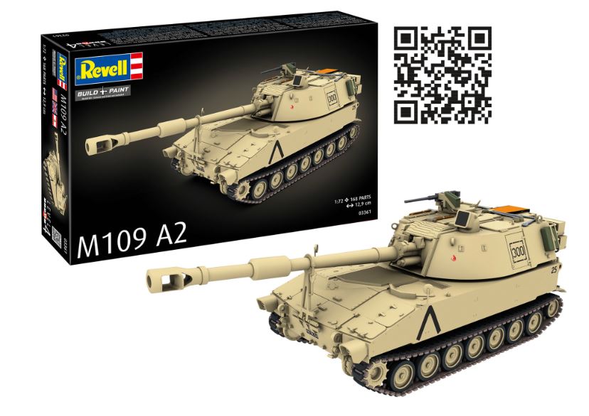 M109 A2 KIT 1:72 DS Modellismo M109 A2 Kit scala 1:72 Revell