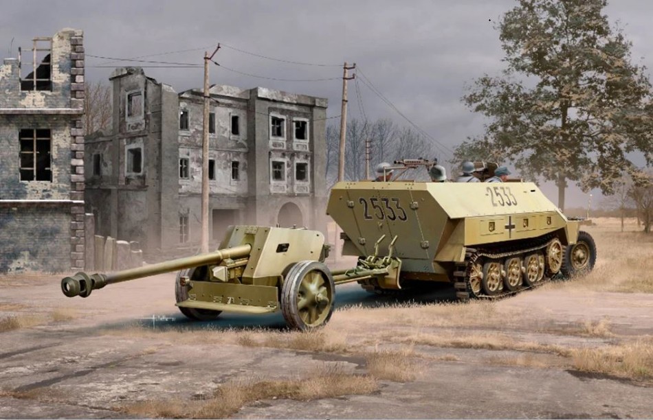Sd.Kfz.251/1 Ausf.D MIT 7,5 Pak 40 2in 1 KIT 1:35 DS Modellismo Sd.Kfz.251/1 Ausf.D Mit 7,5 Pak scala 1:35