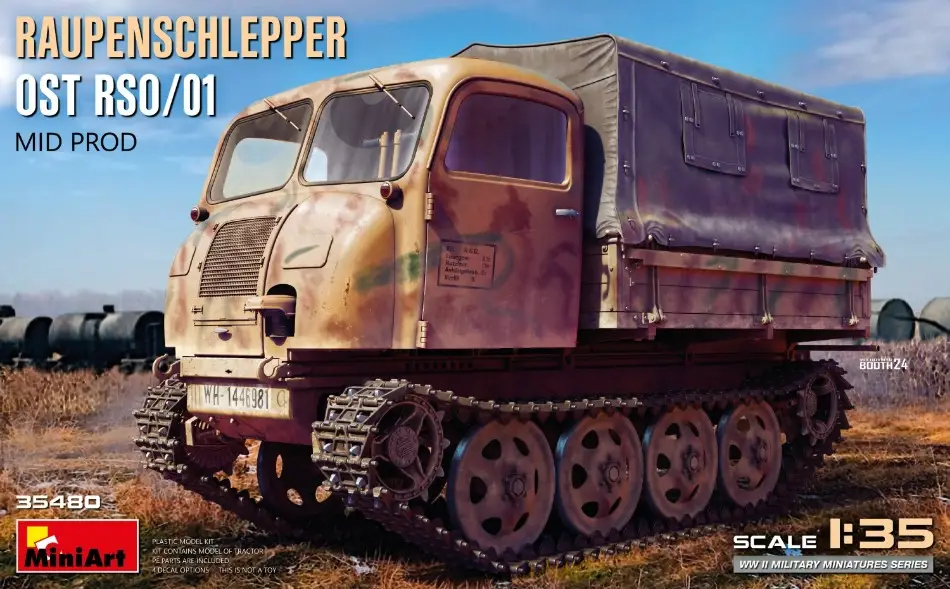 Raupenschlepper OST RSO/01 Mid Prod.Kit 1:35 DS Modellismo Raupenschlepper Ost RSO/01 Mid scala 1:35