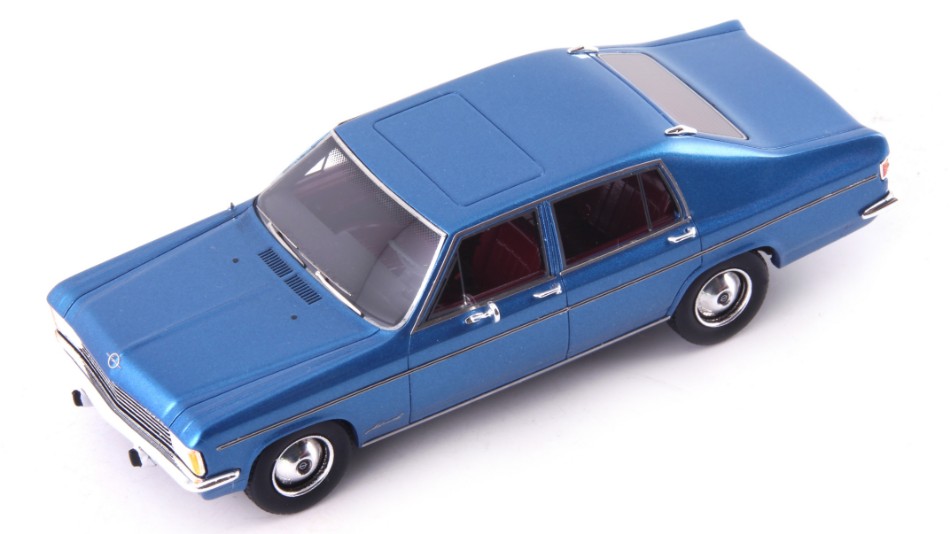 Opel Admiral B Hatchback Sedan 1972 Met.Blue 1:43 DS Modellismo Opel Admiral B Hatchback Sedan scala 1:43