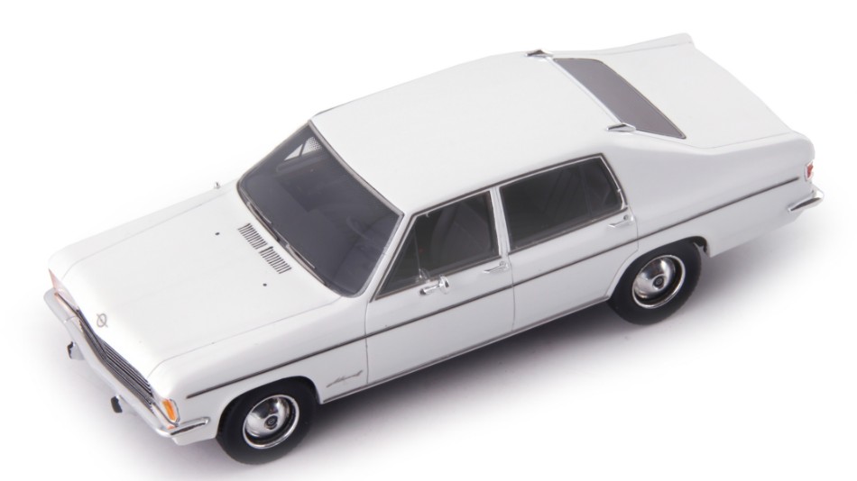 Opel Admiral B Hatchback Sedan 1972 White 1:43 DS Modellismo Opel Admiral B Hatchback Sedan scala 1:43