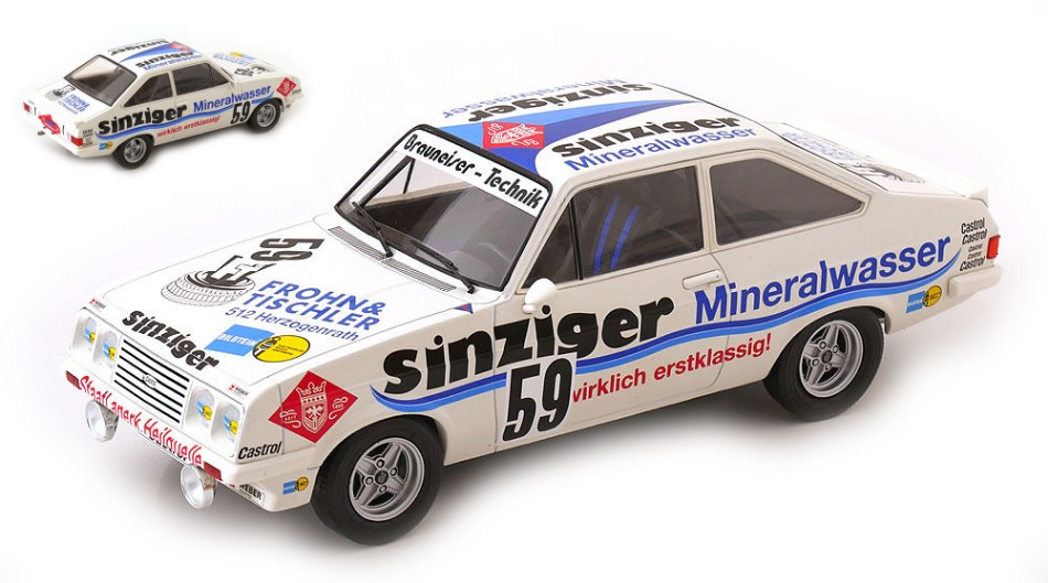 Ford Escort MKII RS 2000 Sinzinger N.59 24h NURBURG.1982 MANT-BRO-DA1:18 DS Modellismo Ford Escort Mkii RS 2000 scala 1:18
