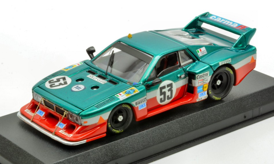 Lancia Beta Montecarlo Turbo N.53 24 H Le Mans 1980 Facetti-Finotto 1:43 DS Modellismo Lancia Beta Montecarlo Turbo 24 H scala 1:43