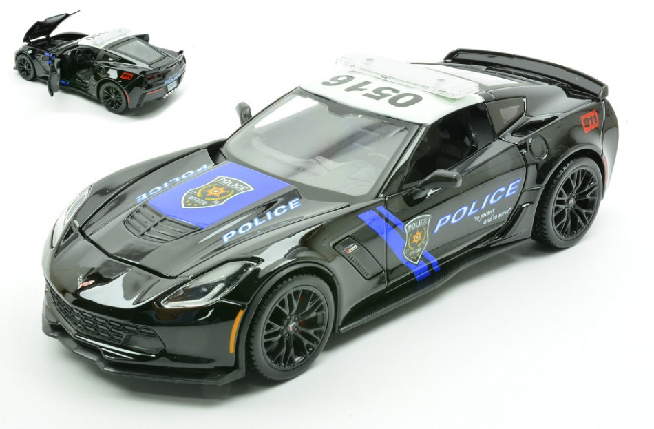 Chevrolet Corvette Z06 Police 2015 1:24 DS Modellismo Chevrolet Corvette Z06 Police scala 1:24