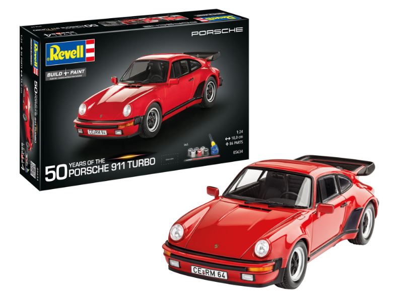 Porsche 911 Turbo 50th Anniversary Gift Set Kit 1:24 DS Modellismo Porsche 911 Turbo 50th scala 1:24