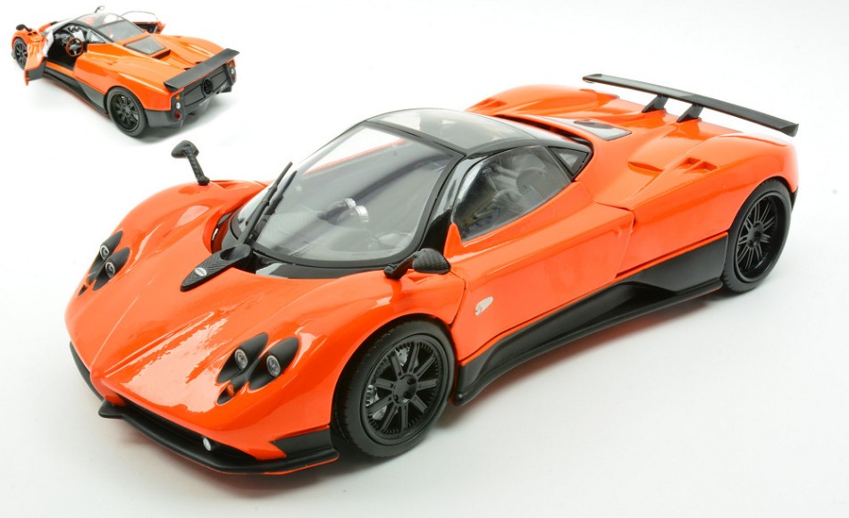 Pagani Zonda F 2008 Orange 1:18 DS Modellismo Pagani Zonda F 2008 Orange scala 1:18