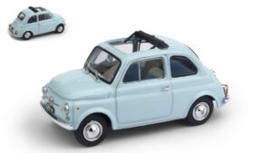 Fiat 500 F 1965-72 Aperta Azzurro scala 1:43