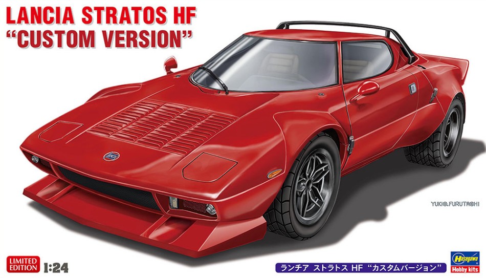 Lancia Stratos HF Custom Version Kit 1:24 DS Modellismo Lancia Stratos Hf Custom Kit scala 1:24