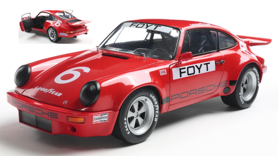 Porsche 911 Iroc N.6 Foyt Iroc Daytona 1974 1:18 DS Modellismo Porsche 911 Iroc Foyt Iroc scala 1:18