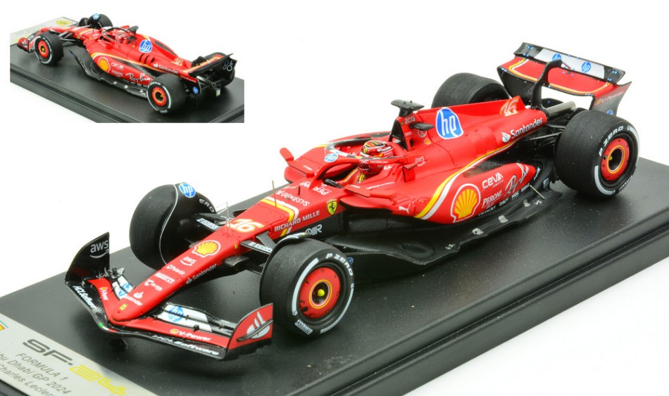 Ferrari SF-24 N.16 3rd Abu Dhabi GP 2024 C.Leclerc 1:43 DS Modellismo Ferrari SF-24 3rd Abu Dhabi GP scala 1:43
