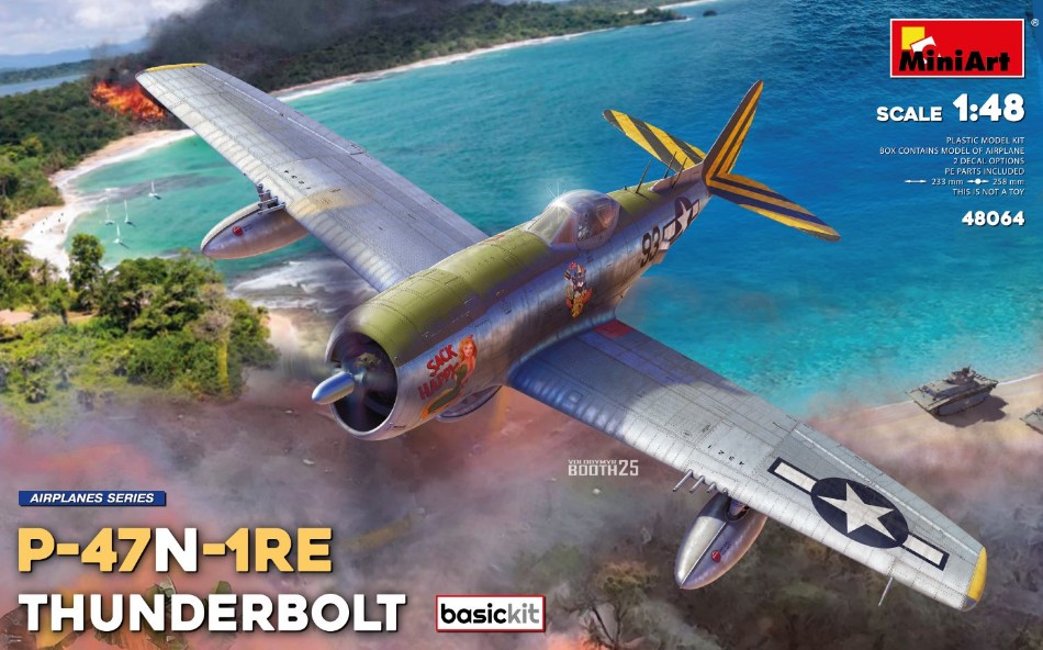 P-47N-1RE Thunderbolt Basic Kit 1:48 DS Modellismo P-47N-1RE Thunderbolt Basic Kit scala 1:48