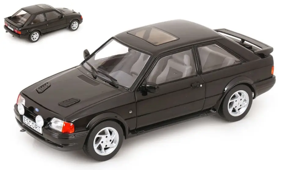 Ford Escort MK IV RS Turbo S2 1990 Black 1:18 DS Modellismo Ford Escort Mk IV RS Turbo S2 scala 1:18