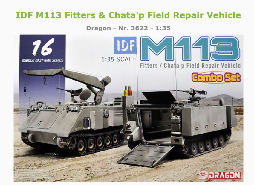 IDF M113 Fitters & Chata p Field Repair Vehicle Kit 1:35 DS Modellismo Idf M113 Fitters & Chata p Field scala 1:35
