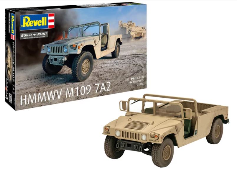 HMMWV M109 7A2 Kit 1:35 DS Modellismo Hmmwv M109 7A2 Kit scala 1:35 Revell