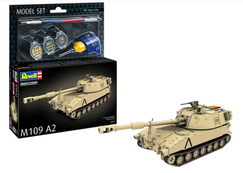 M109 A2 Model Set Kit 1:72 DS Modellismo M109 A2 Model Set Kit scala 1:72 Revell