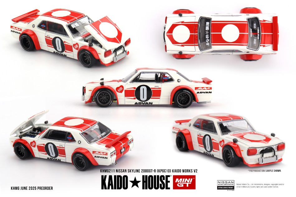Nissan Skyline GT-R (KPGC10)KAIDO Works V2 1969 1:64 DS Modellismo Nissan Skyline GT-RKAIDO Works V2 scala 1:64