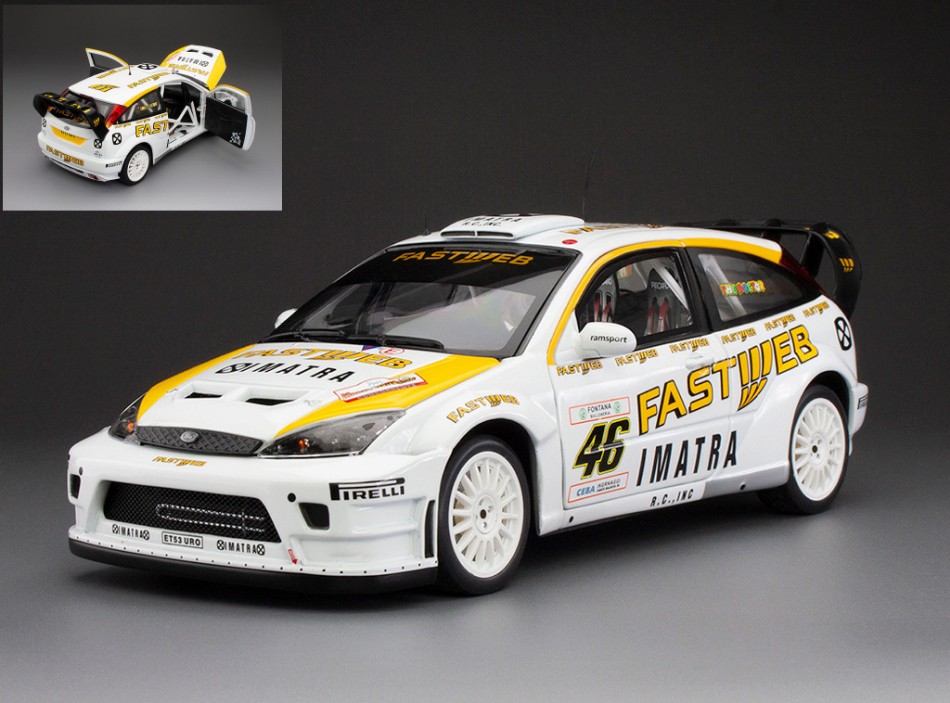 Ford Focus RS N.46 Rally Monza 2006 V.Rossi-C.Cassina DS Modellismo Ford Focus RS Rally Monza 2006 scala 1:18
