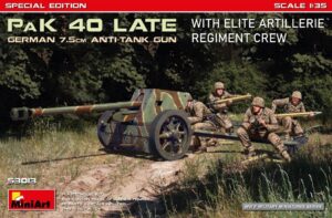German 7,5 cm PaK 40 Late w/Elite scala 1:35
