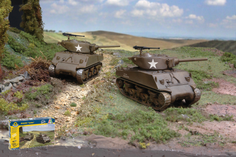 M4A3E2 Jumbo Kit 1:72 DS Modellismo M4A3E2 Jumbo Kit scala 1:72 Italeri
