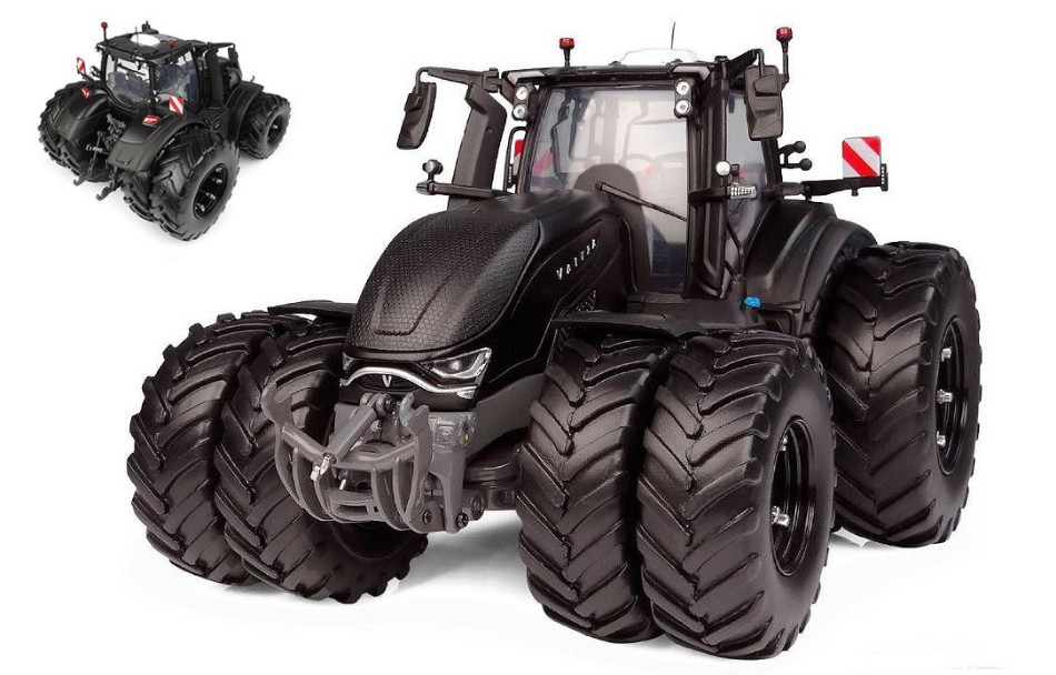 Valtra S416 Unlimited with Double Wheels Matt Black 1:32 DS Modellismo Valtra S416 Unlimited with Double scala 1:32