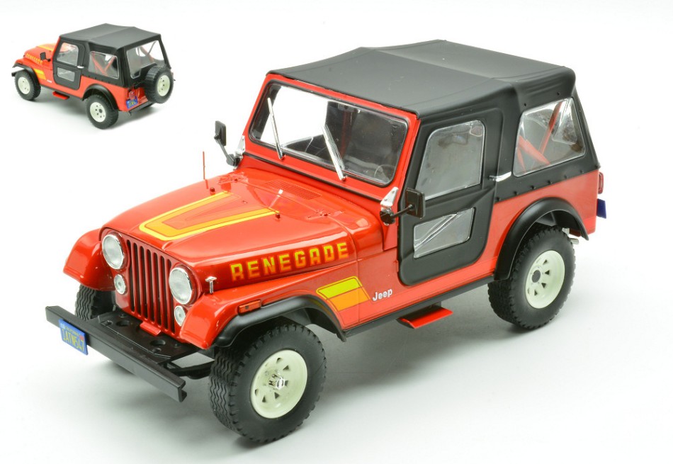 Jeep Cj-7 Renegade 1980 Red 1:24 DS Modellismo Jeep Cj-7 Renegade 1980 Red scala 1:24