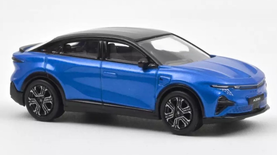 Alpine A390 GTS 2026 Blue And Black 1:64 DS Modellismo Alpine A390 GTS 2026 Blue Black scala 1:64