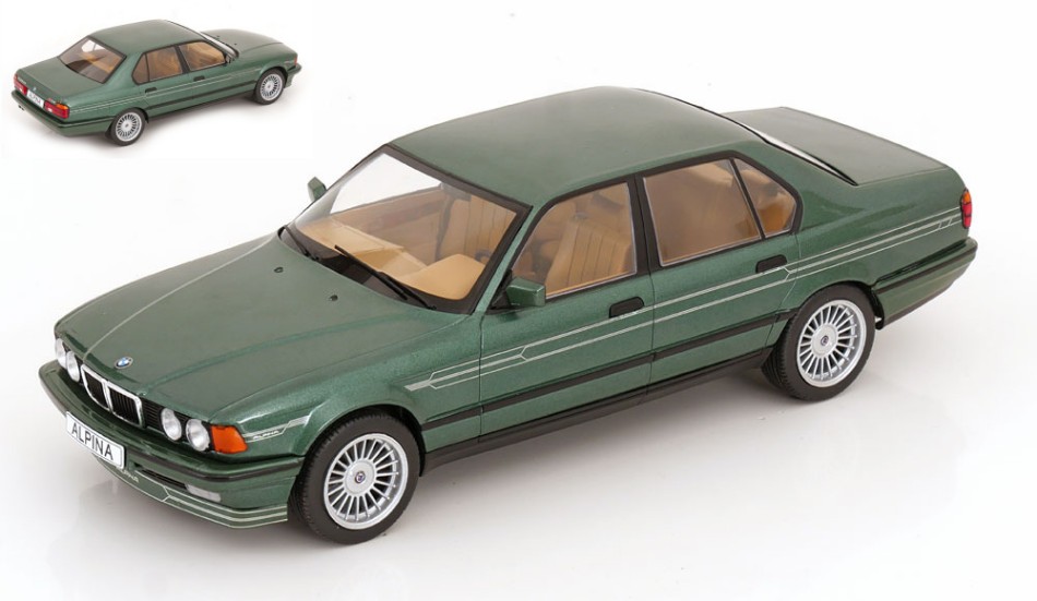 BMW Alpina B11 3,5 1992 Dark Green 1:18 DS Modellismo BMW Alpina B11 3,5 1992 Dark scala 1:18
