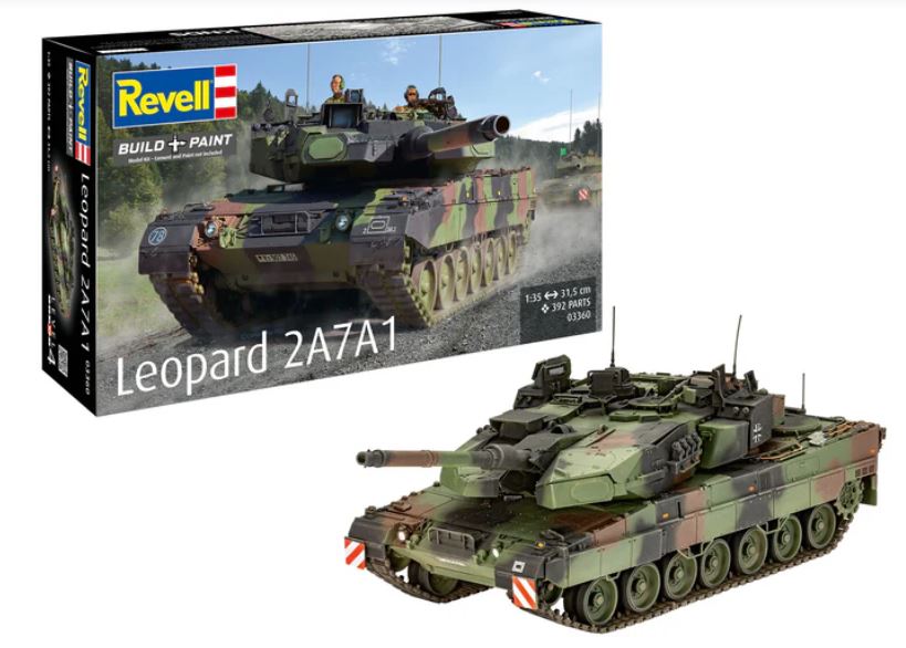 Leopard 2A7A1 Kit 1:35 DS Modellismo Leopard 2A7A1 Kit scala 1:35 Revell