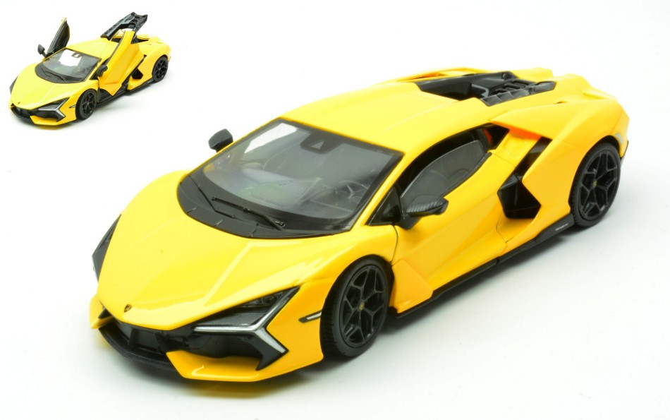 Lamborghini Revuelto Yellow 1:24 DS Modellismo Lamborghini Revuelto Yellow scala 1:24 Welly