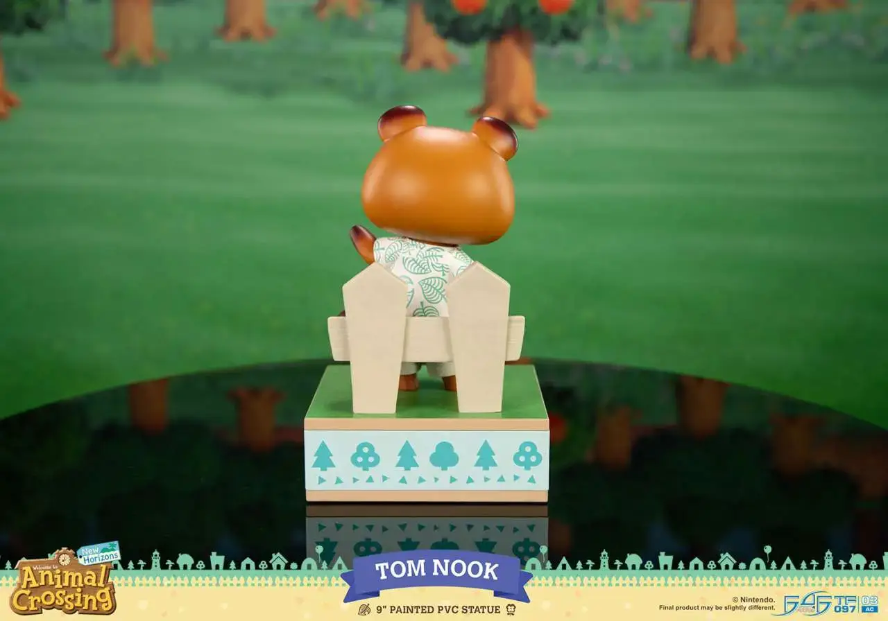 Statua Animal Crossing New Horizons Tom Nook PVC DS Modellismo Statua Animal Crossing Horizons Tom Nook