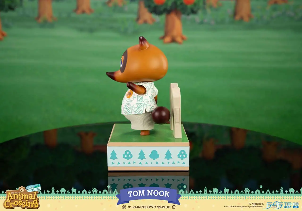 Statua Animal Crossing New Horizons Tom Nook PVC DS Modellismo Statua Animal Crossing Horizons Tom Nook