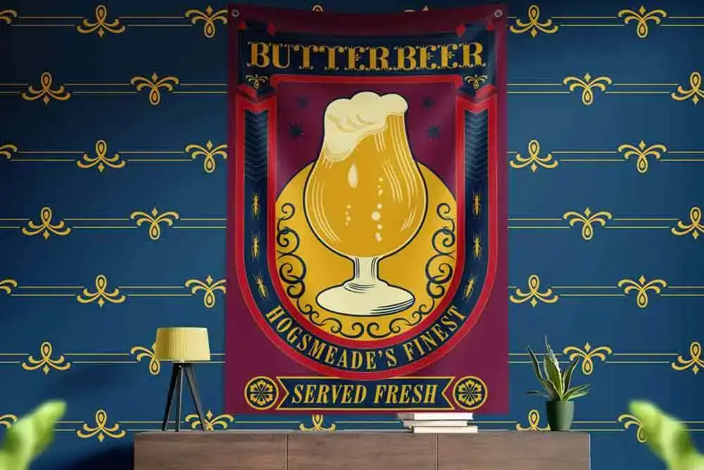 Harry Potter - Butterbeer - Wall Banner DS Modellismo Harry Potter Butterbeer Wall Banner FANATTIK