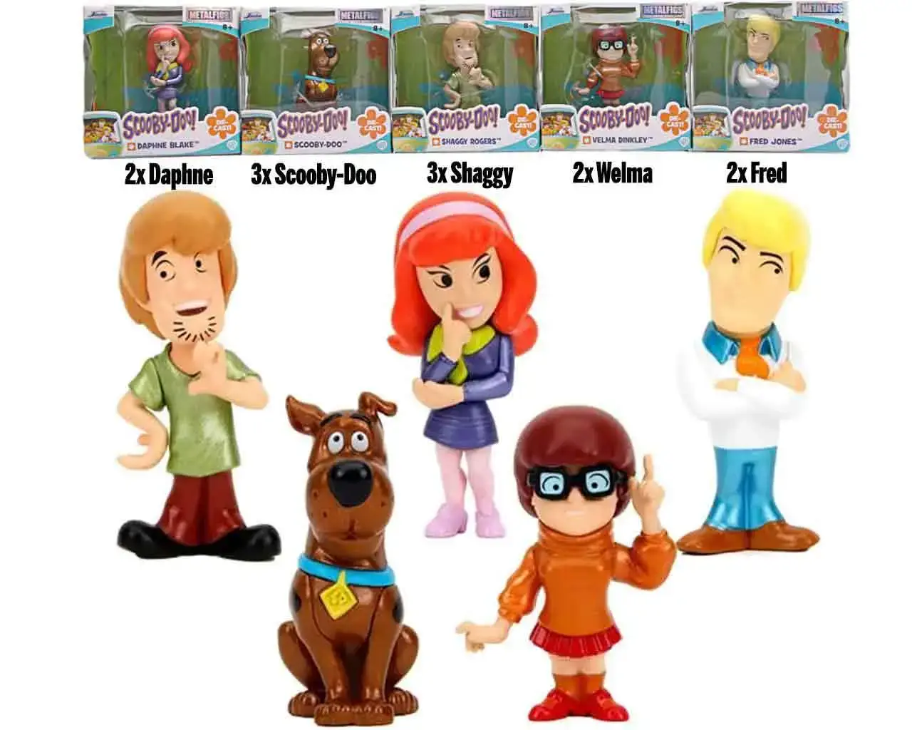 Scooby Doo in metallo Figure Box Display (12) DS Modellismo Scooby Doo in metallo Box Display (12)