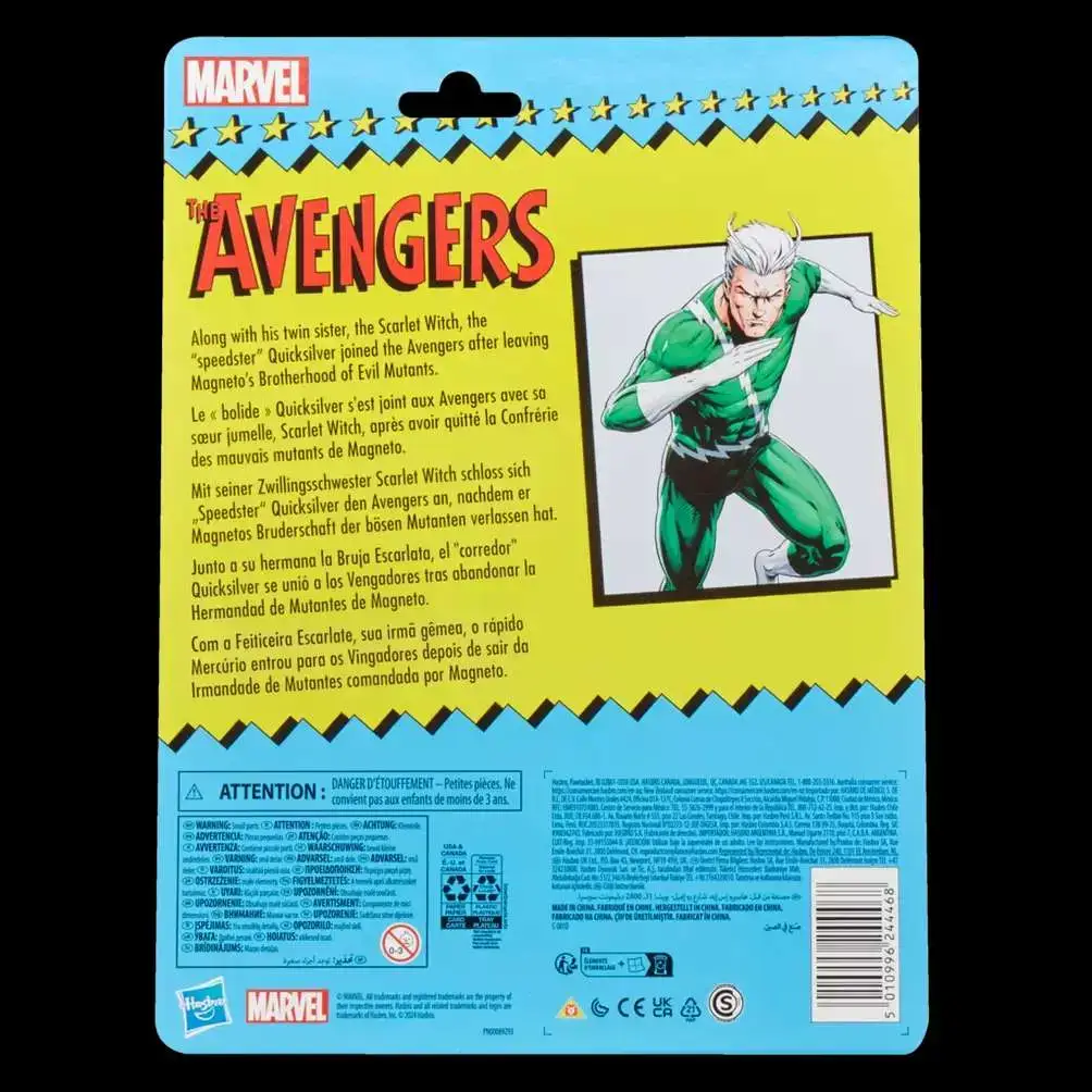 Marvel Legends Vintage Quicksilver Action Figure DS Modellismo Marvel Legends Vintage Quicksilver Action