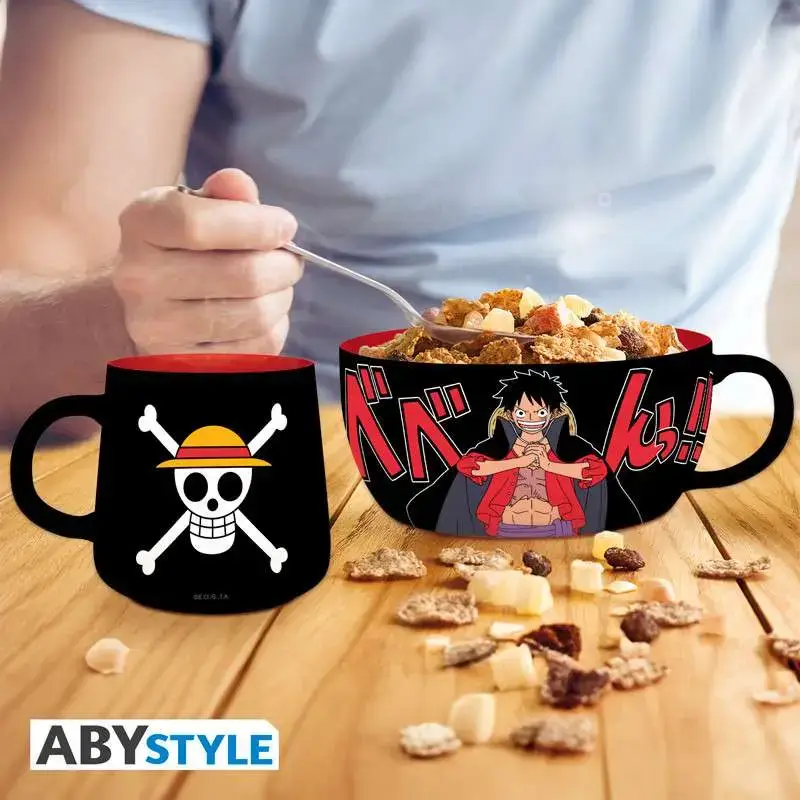Ciotola One Piece Luffy Breakfast Set Mug & DS Modellismo Ciotola One Piece Luffy Breakfast Mug