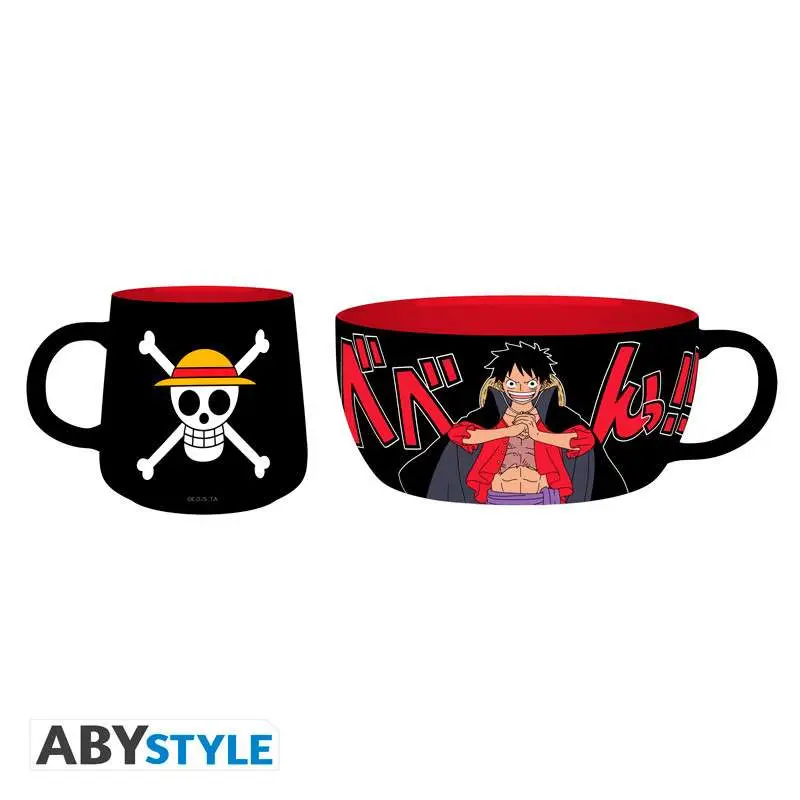 Ciotola One Piece Luffy Breakfast Set Mug & DS Modellismo Ciotola One Piece Luffy Breakfast Mug