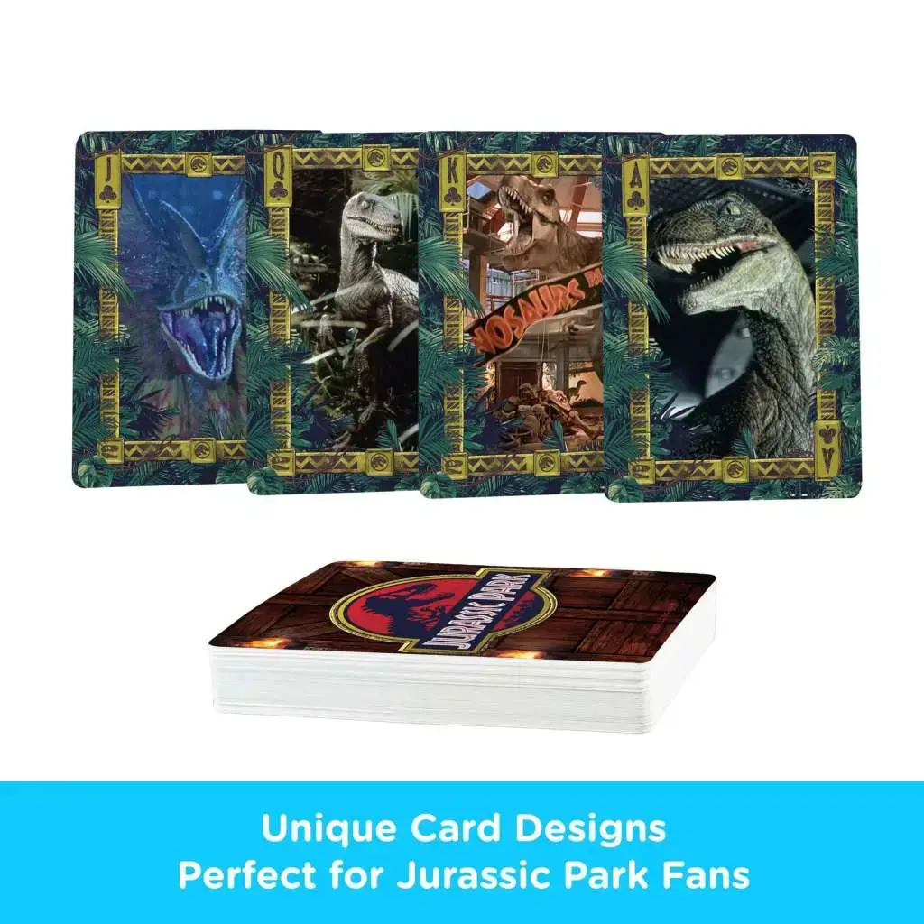Jurassic Park Playing Cards DS Modellismo Jurassic Park Playing Cards AQUARIUS ENT