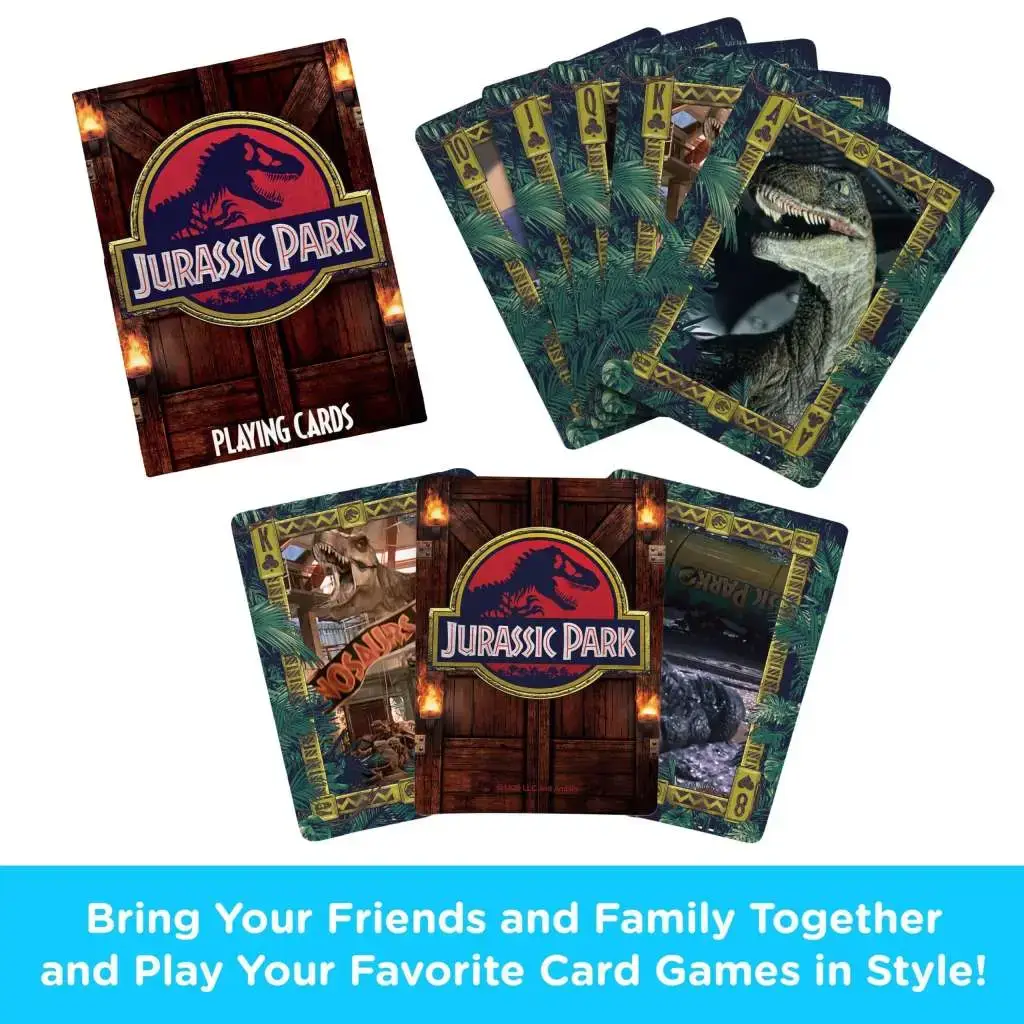 Jurassic Park Playing Cards DS Modellismo Jurassic Park Playing Cards AQUARIUS ENT