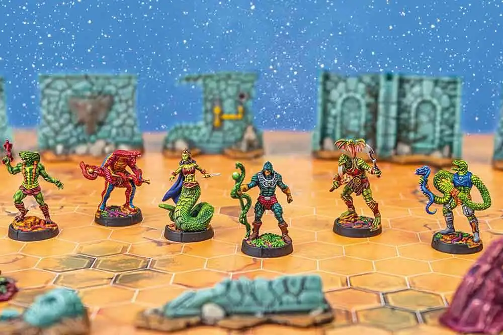Masters of the Universe Battleground - Wave 8: Snake Men Faction - English Version DS Modellismo Masters Universe Battleground Wave 8: Snake