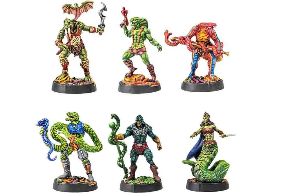 Masters of the Universe Battleground - Wave 8: Snake Men Faction - English Version DS Modellismo Masters Universe Battleground Wave 8: Snake