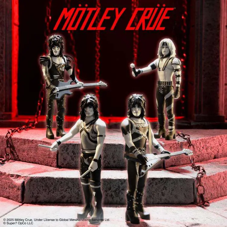 Motley Crue Reaction Mick Mars Shout at the Devil B&W Figure DS Modellismo Motley Crue Reaction Mick Mars Shout at