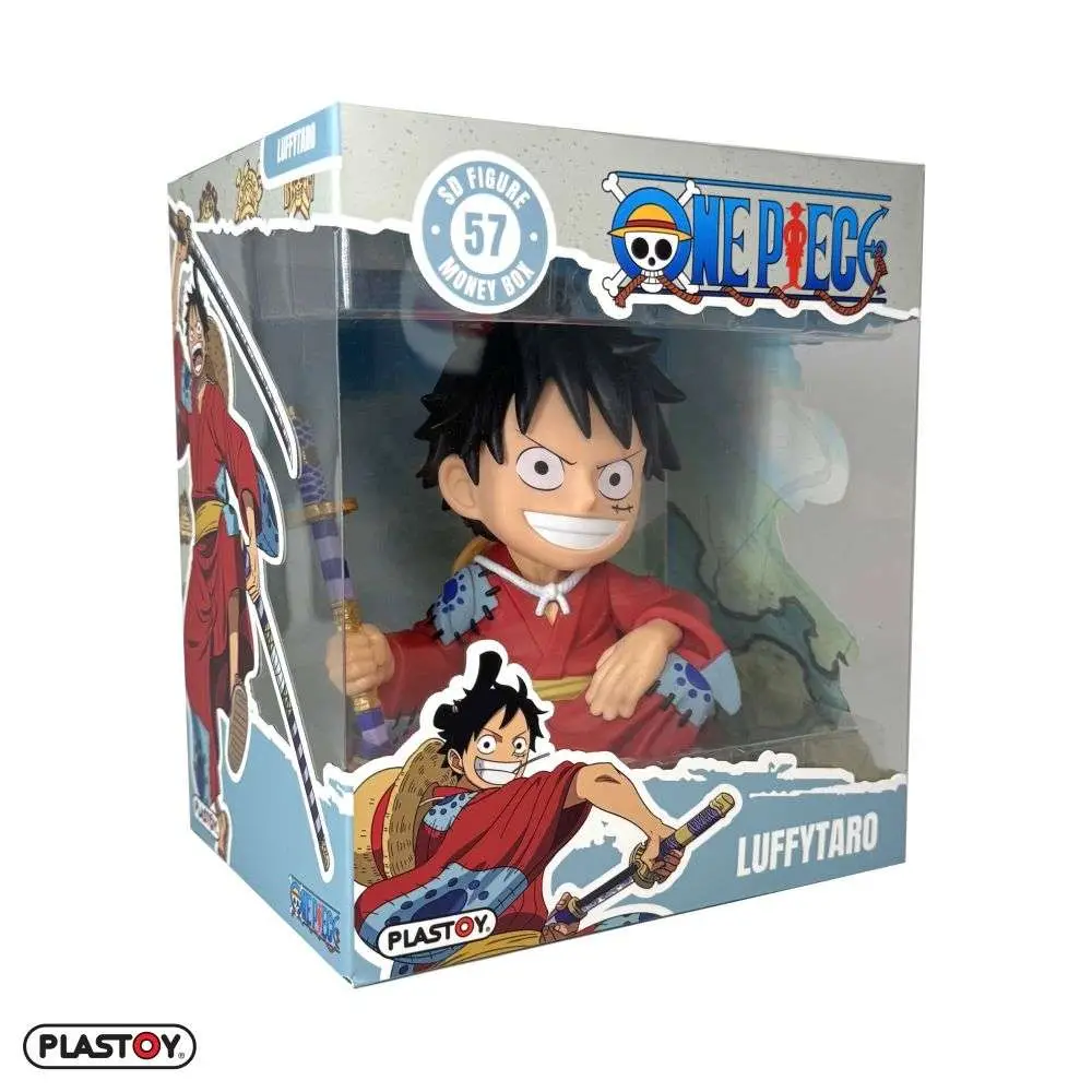 Salvadanaio One Piece Luffytaro DS Modellismo Salvadanaio One Piece Luffytaro PLASTOY
