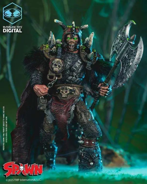 Spawn: the Dark Ages Spawn the Bloodaxe with Horse AF Two-Pack DS Modellismo Spawn: Dark Ages Spawn Bloodaxe with Horse