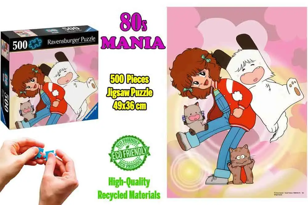 Hello Spank 80S Mania 500 Pieces Jigsaw Puzzle DS Modellismo Hello Spank 80S Mania 500 Pieces Jigsaw