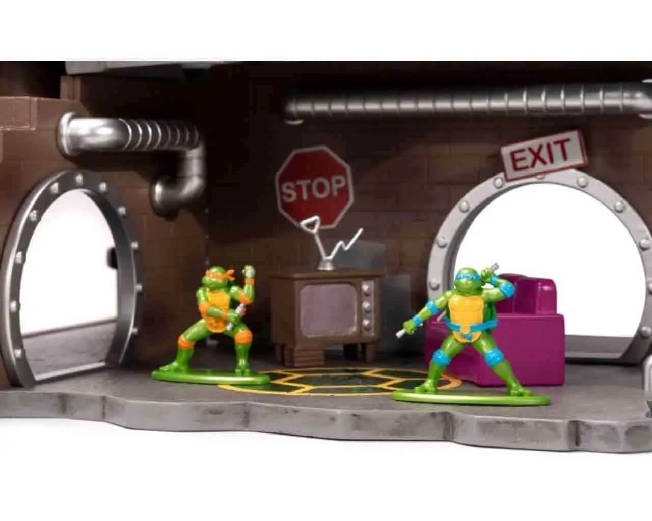 Teenage Mutant Ninja Turtle Lair Nano Scene Diorama DS Modellismo Teenage Mutant Ninja Turtle Lair Nano Scene