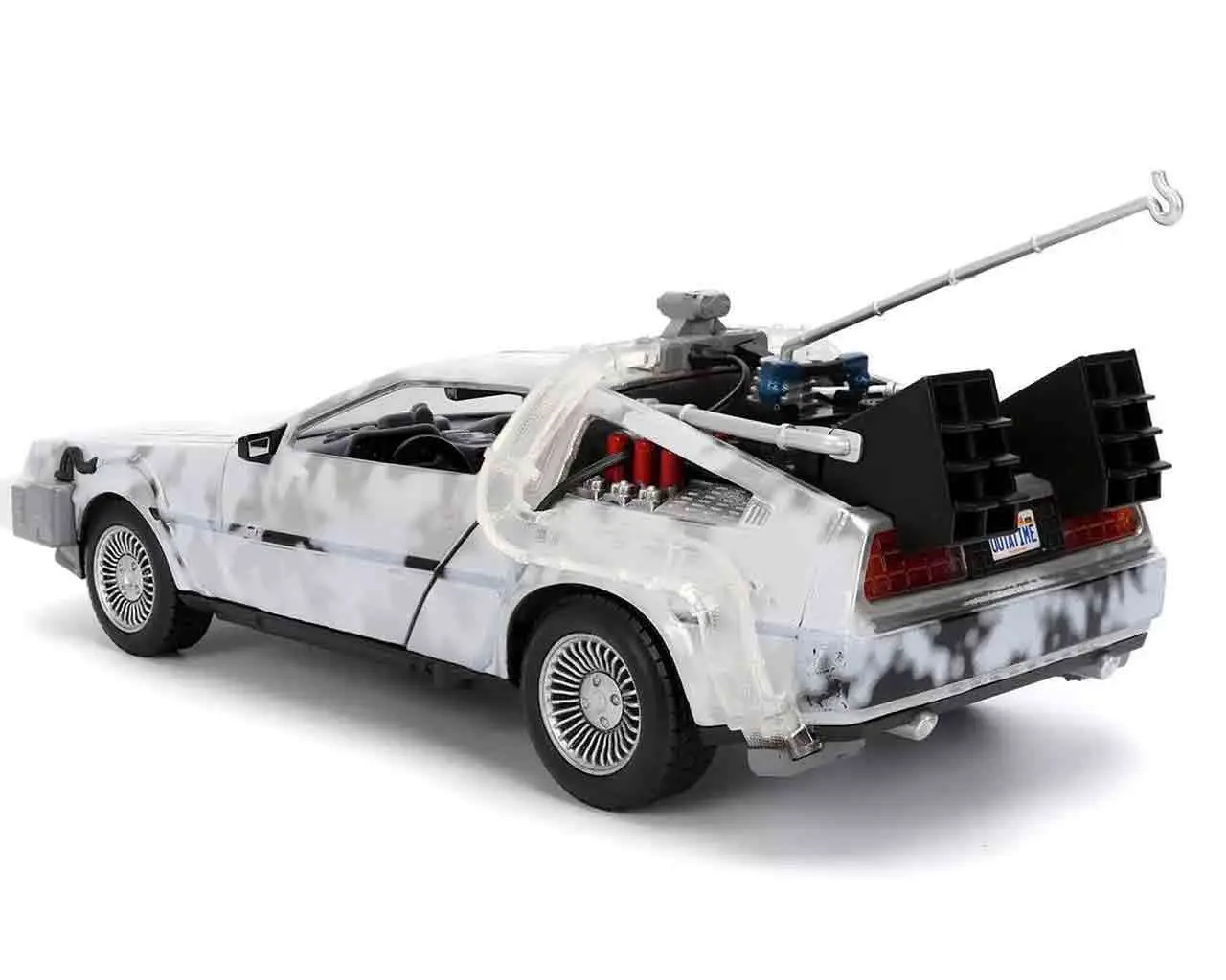 Back to the Future Part I 1982 Delorean Frost Effect 1/24 Die-Cast Model Limited Edition DS Modellismo Back to Future Part I 1982 scala 1/24