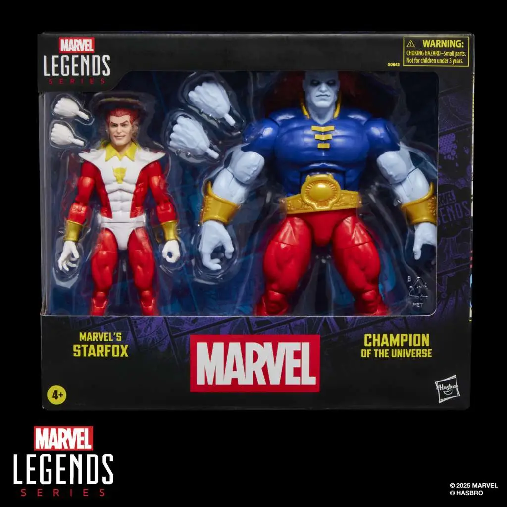 Marvel Legends Starfox and Champion of the Universe Action Figures DS Modellismo Marvel Legends Starfox Champion Universe