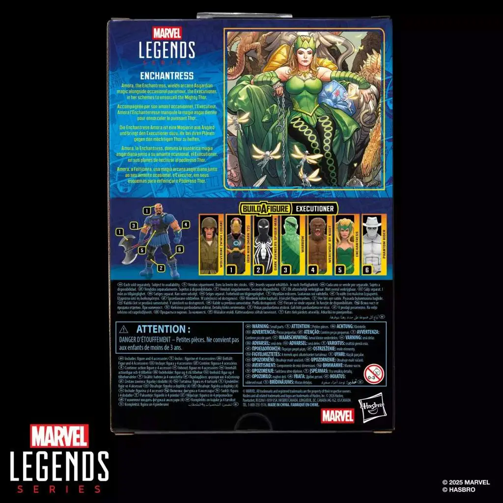 Marvel Legends Executioner BFS Enchantress Action Figure DS Modellismo Marvel Legends Executioner Bfs Enchantress